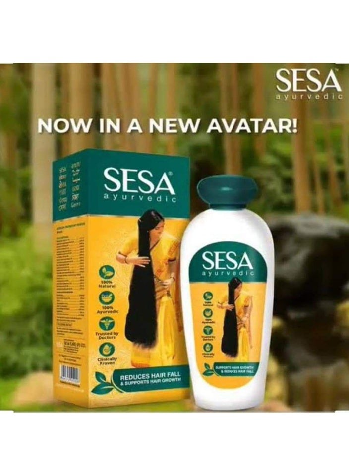 سيسا زيت سيسا الأخضر الأصلي Sesa Oil  لعلاج تساقط الشعر وتطويله وتنعيمه من الجذور حتى الأطراف | 100 مل - Image 2